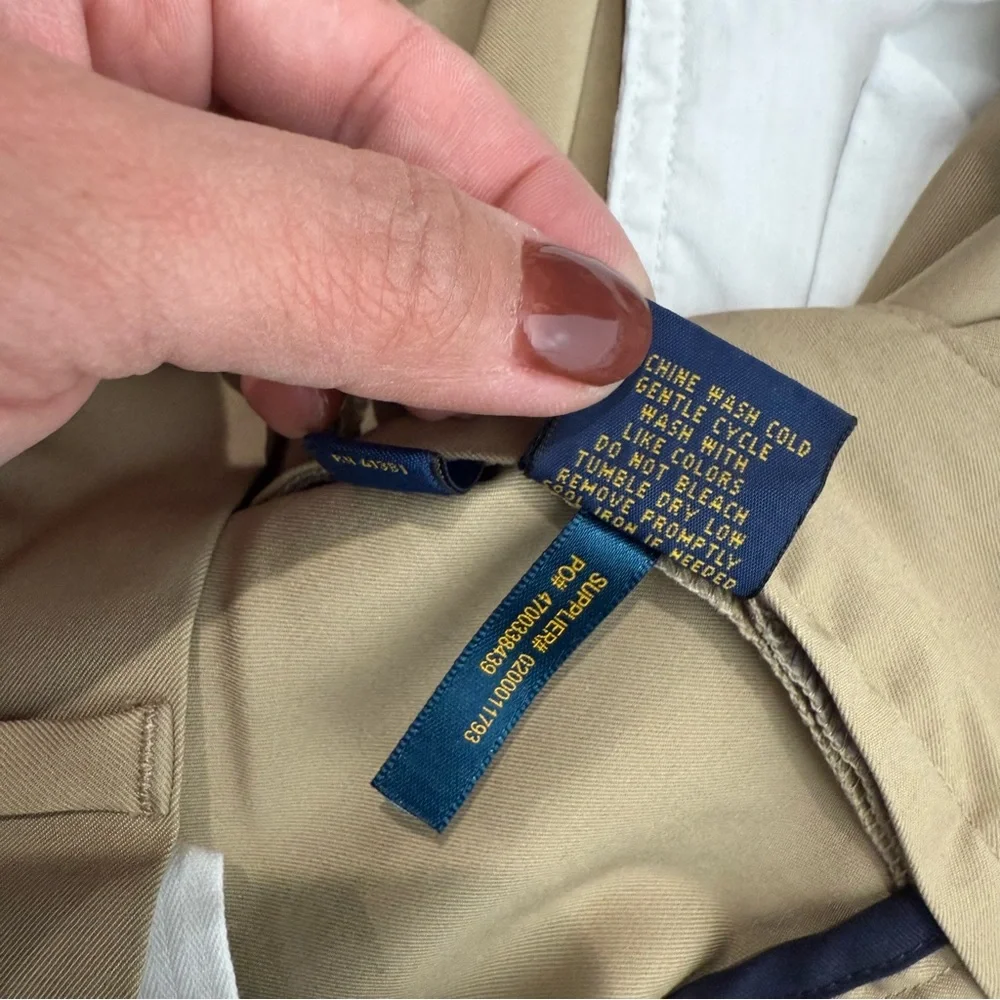 Polo Ralph Lauren Men's‎ Performance Stretch Classic Fit Pants Khaki Tan 36 x 30